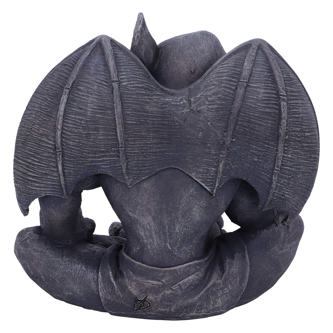 Laverne Dark Black Grotesque Gargoyle Figurine 13cm
