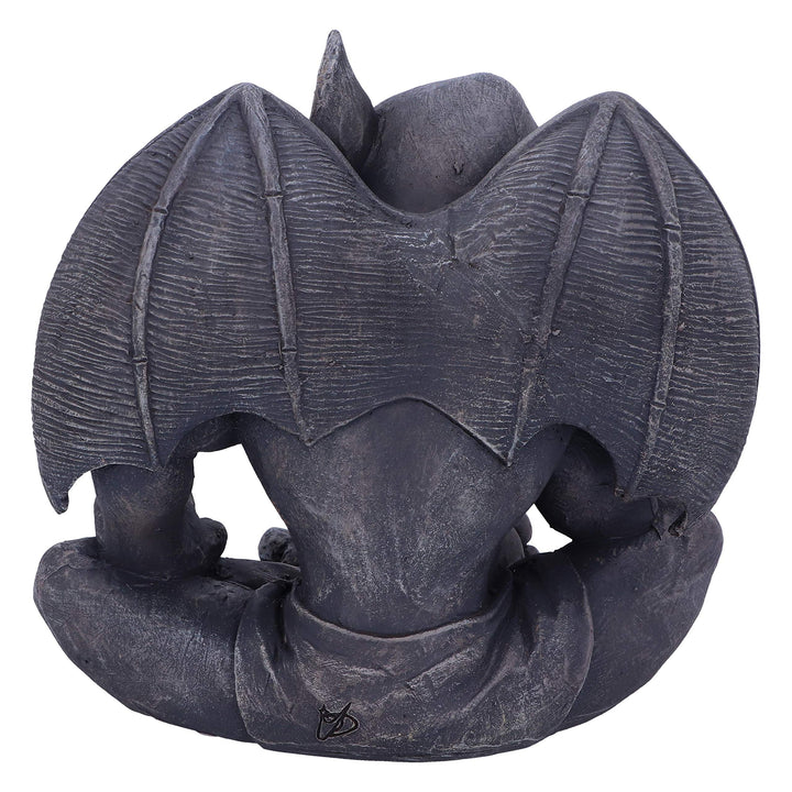 Laverne Dark Black Grotesque Gargoyle Figurine 13cm