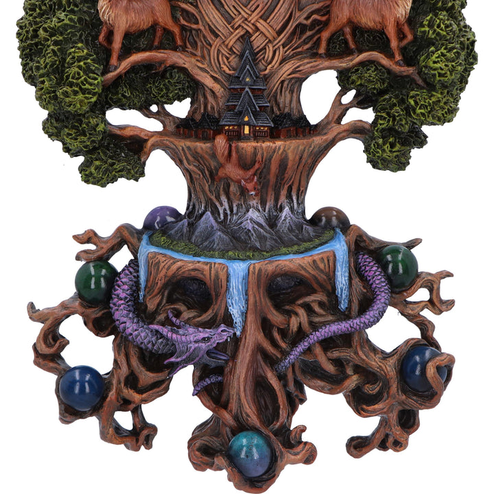 Yggdrasil Wall Plaque by Anne Stokes 30.5cm