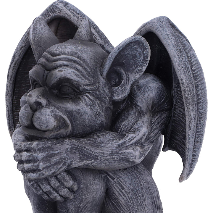 Quasi Dark Black Grotesque Gargoyle Figurine 12.5cm