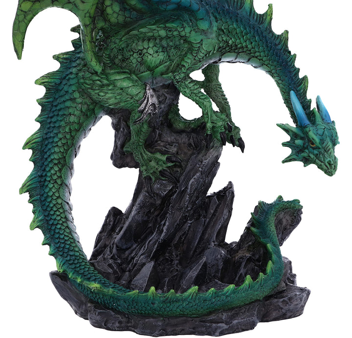 Clifftop Keeper Green Dragon Figurine 21cm