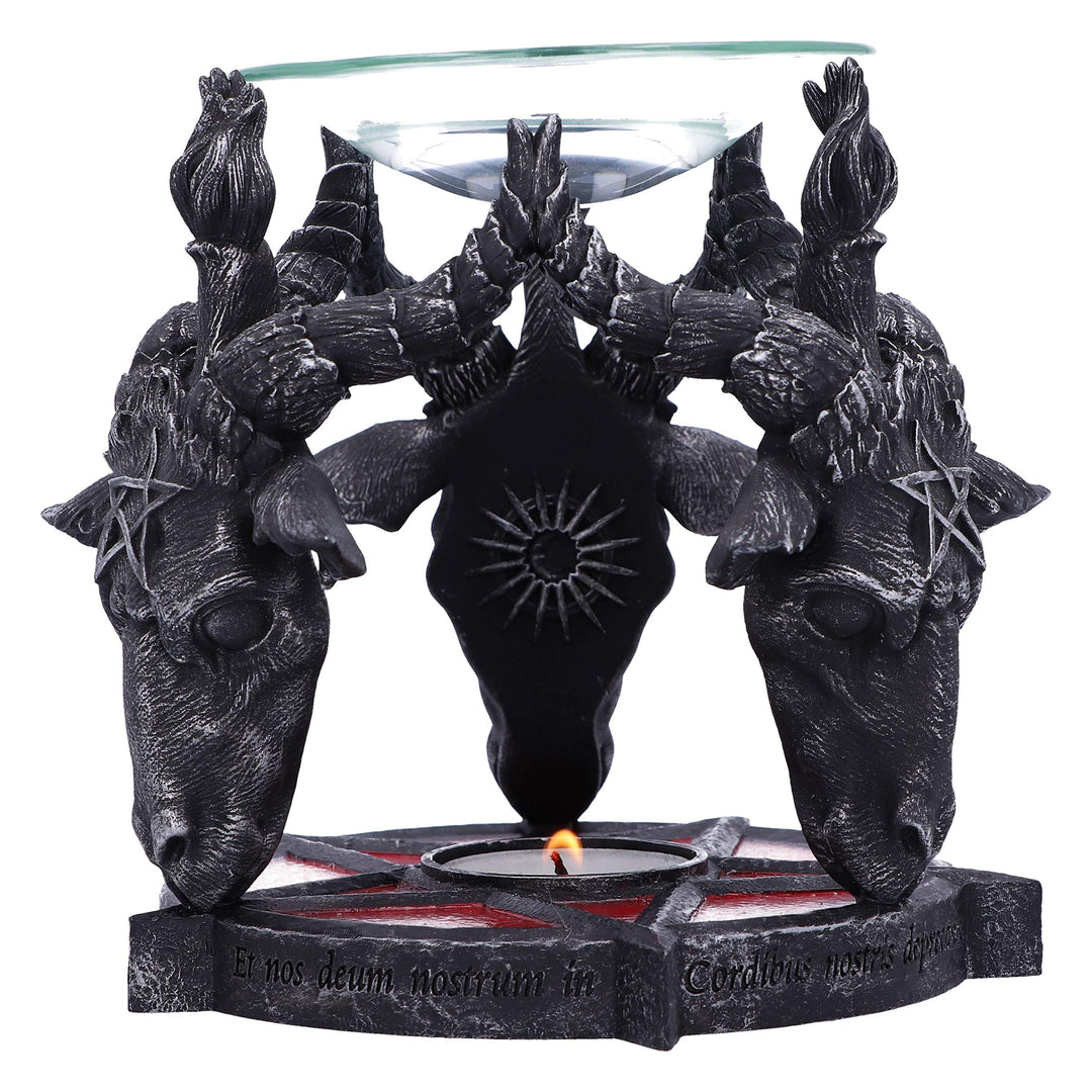 Occult Baphomet Head Oil Burner 13.5cm