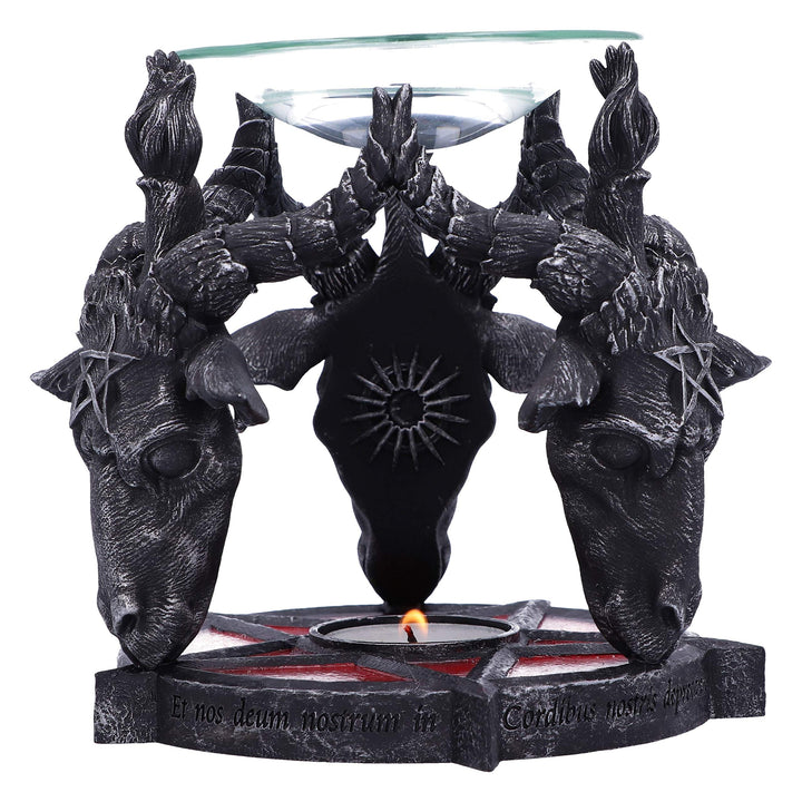 Occult Baphomet Head Oil Burner 13.5cm