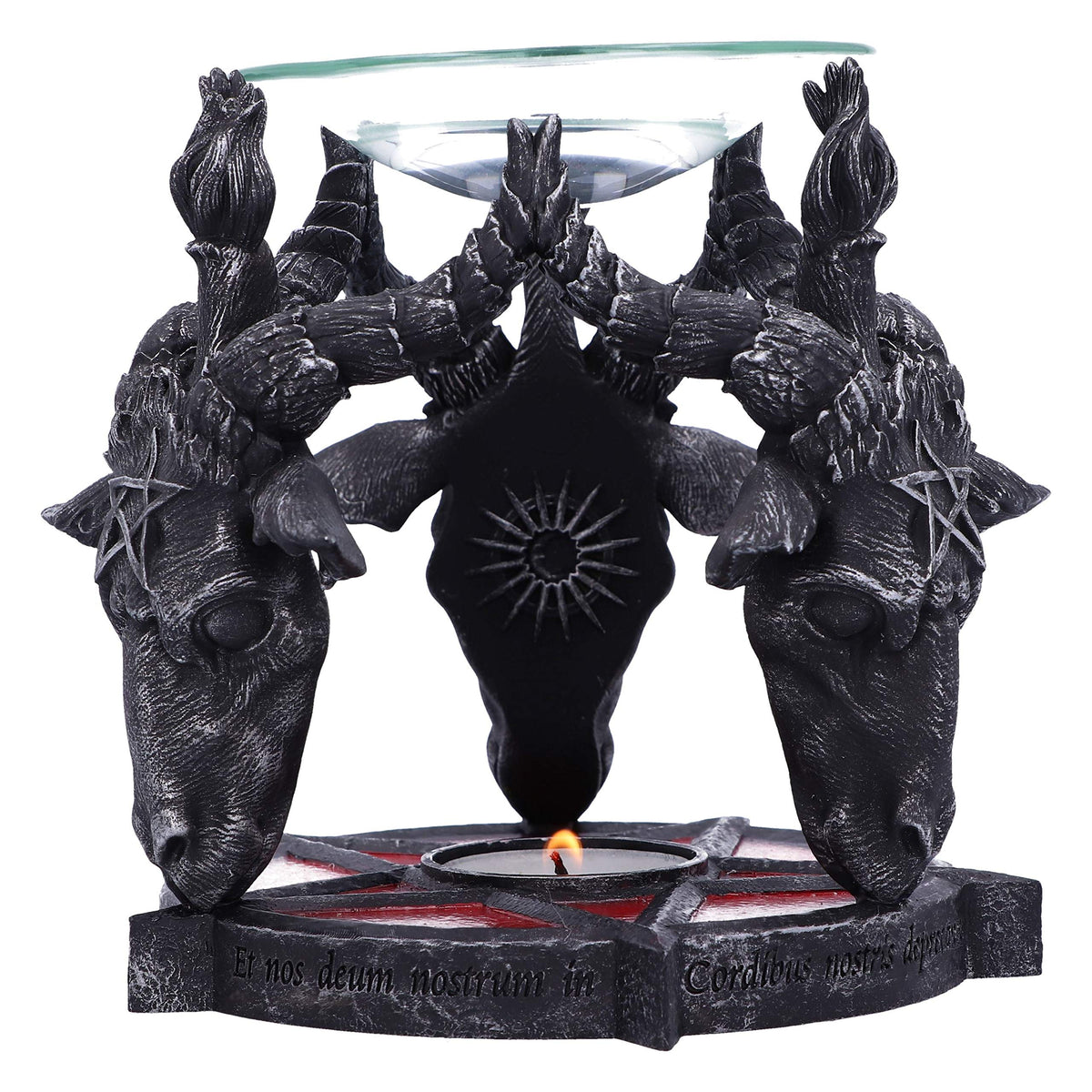 Occult Baphomet Head Oil Burner 13.5cm 5