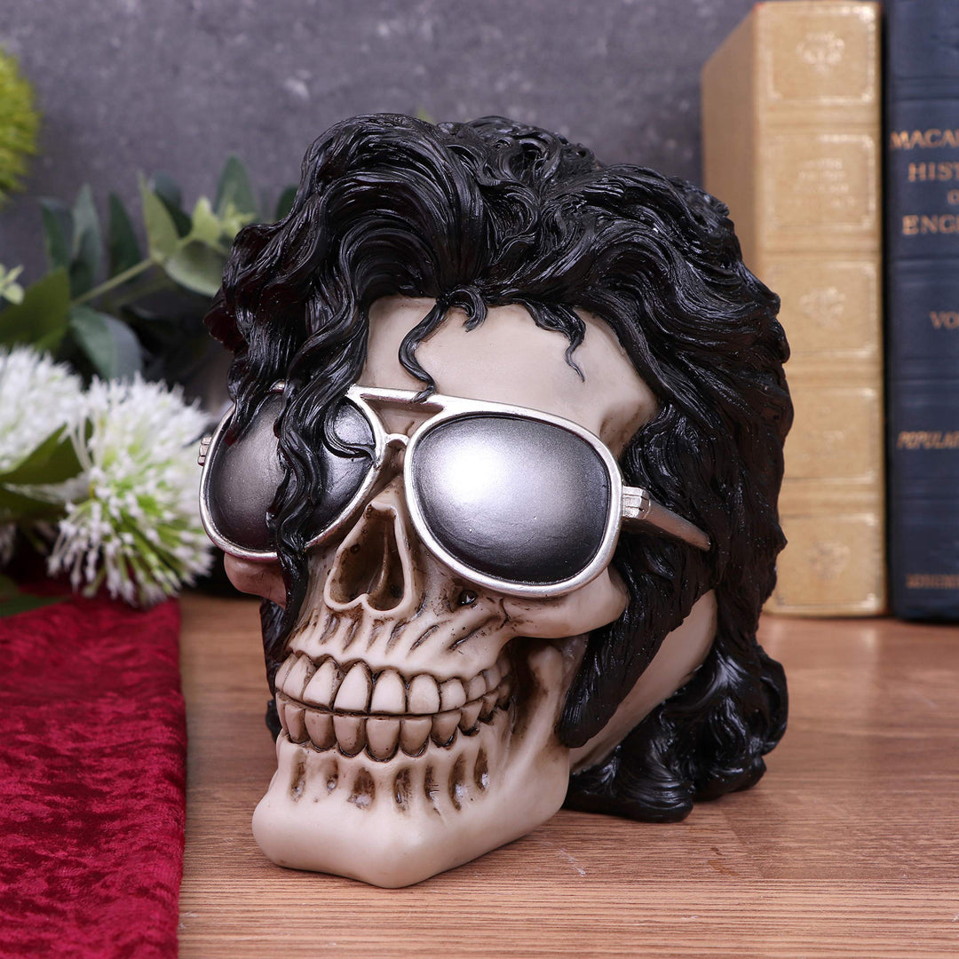 Bad Michael Jackson King of Pop Inspired Skull Ornament 16.5cm