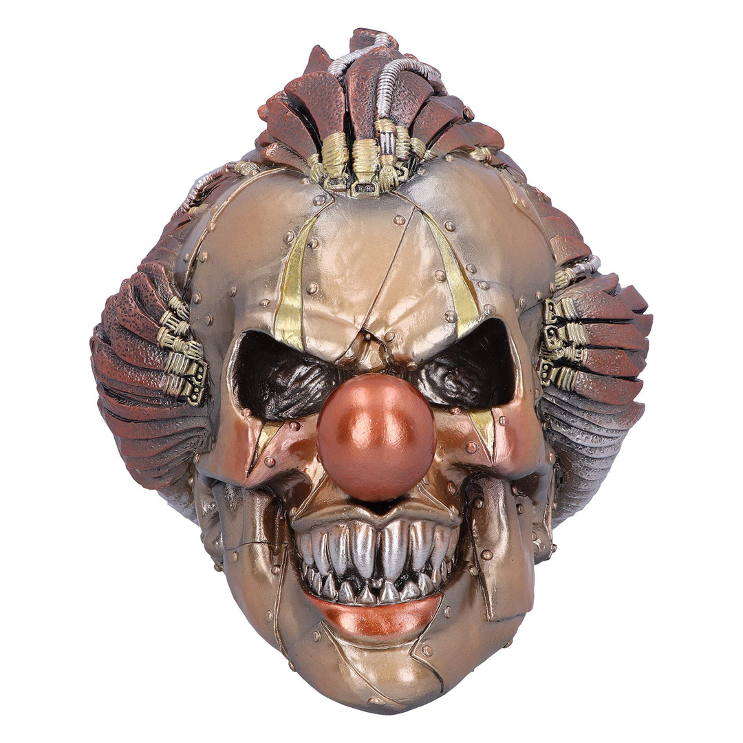 Mechanical Laughter Horror Steampunk Clown Skull Ornament 18cm