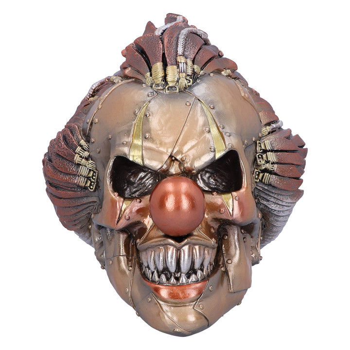 Mechanical Laughter Horror Steampunk Clown Skull Ornament 18cm