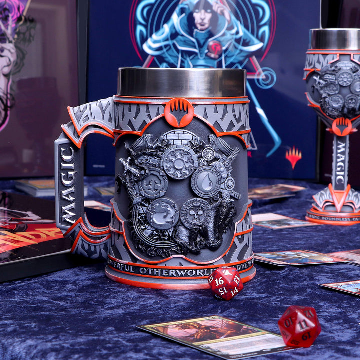 Magic the Gathering Five Colour Wheel Tankard Magic 15.5cm