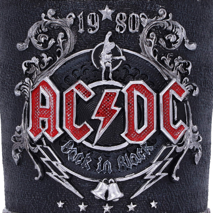 ACDC Back in Black Shot Glass 8.5cm Officially Licensed