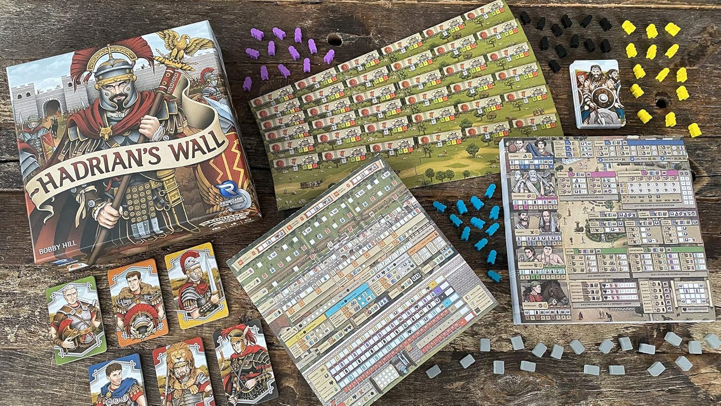 Hadrians Wall Board Game Roman Fort Flip and Write