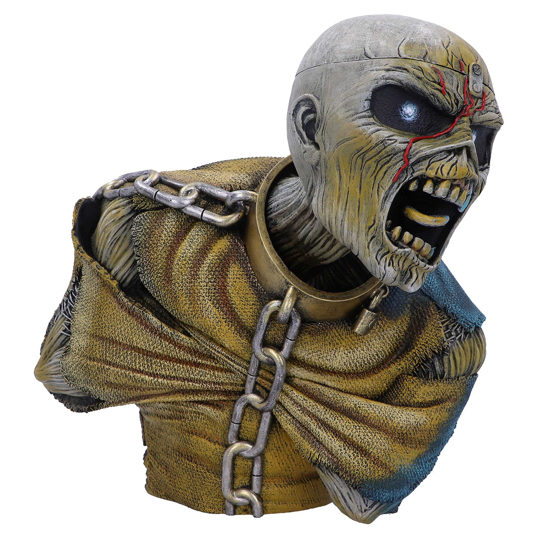 Iron Maiden Piece of Mind Eddie Bust Box Small 12cm Officially Licensed