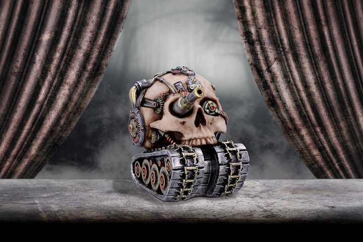 Techno Tank Steampunk Skull 16cm