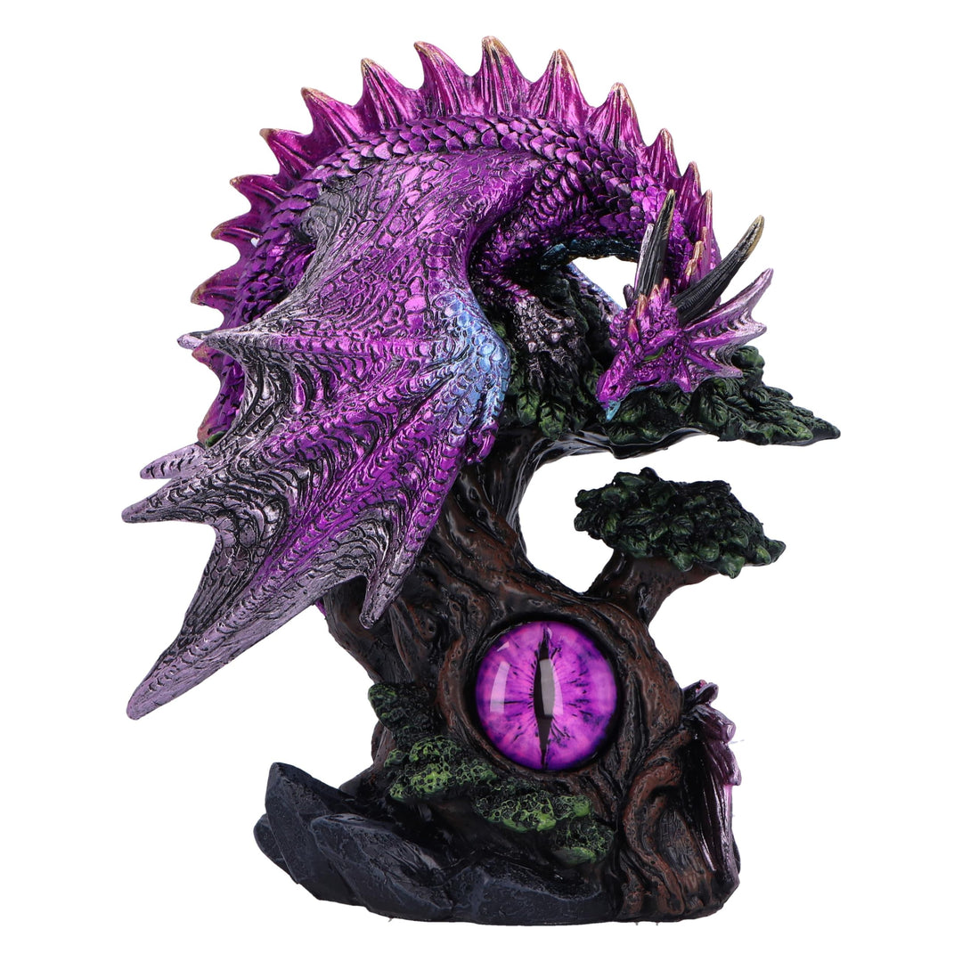 Draconic Seer Purple Dragon Eye Figurine 17cm