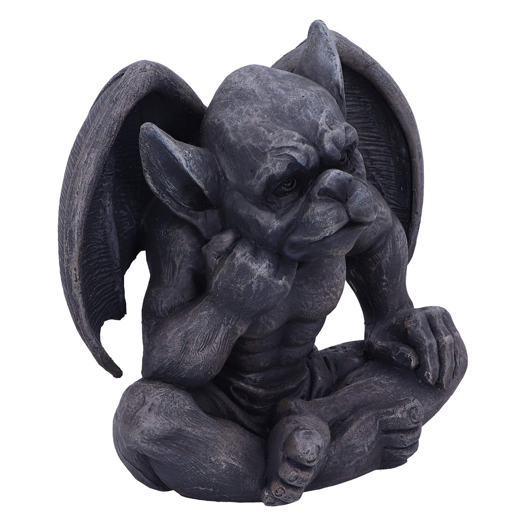 Laverne Dark Black Grotesque Gargoyle Figurine 13cm