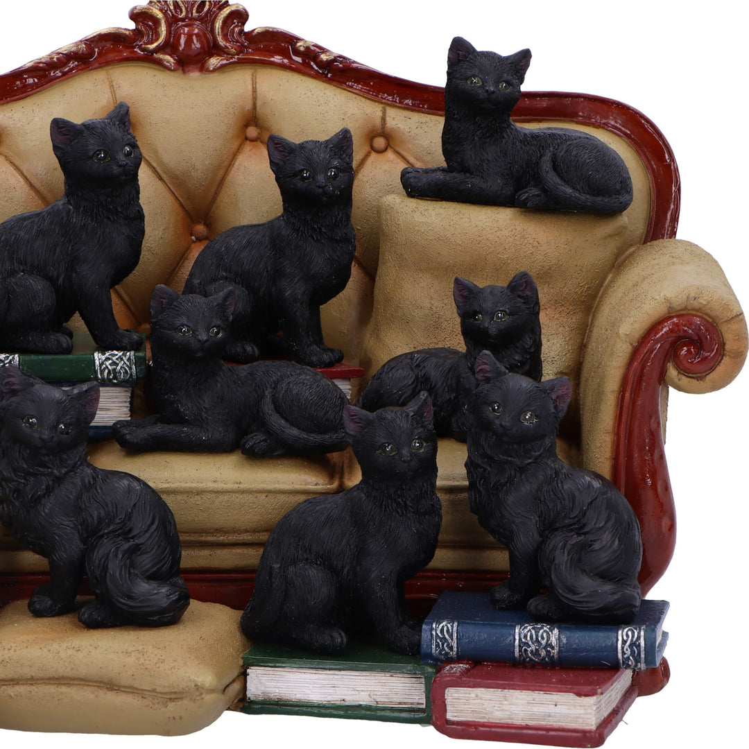 Couch Clowder with 48 Display Cats 22cm