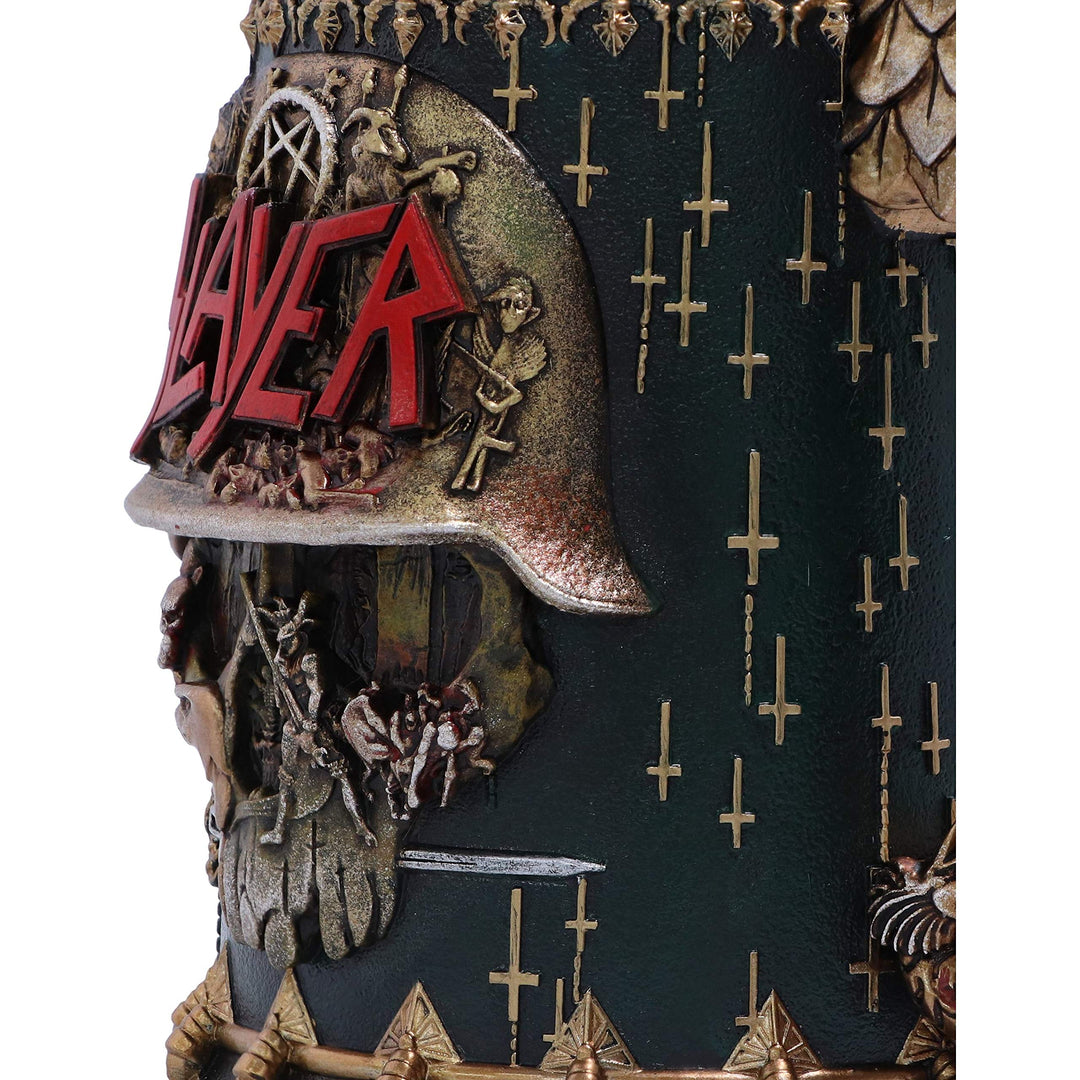 Slayer Eagle Helmet Skull Logo Tankard 16.5cm Officially Licensed