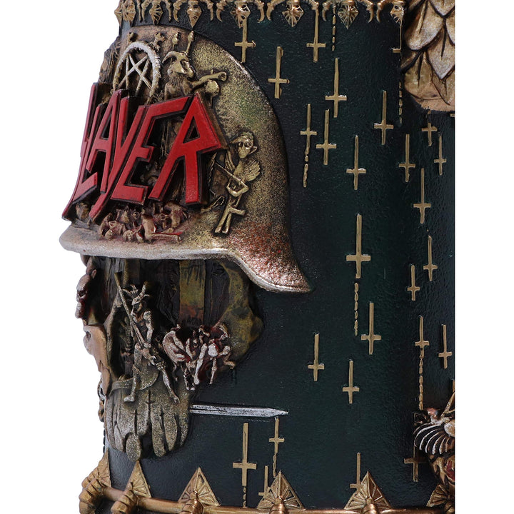 Slayer Eagle Helmet Skull Logo Tankard 16.5cm Officially Licensed