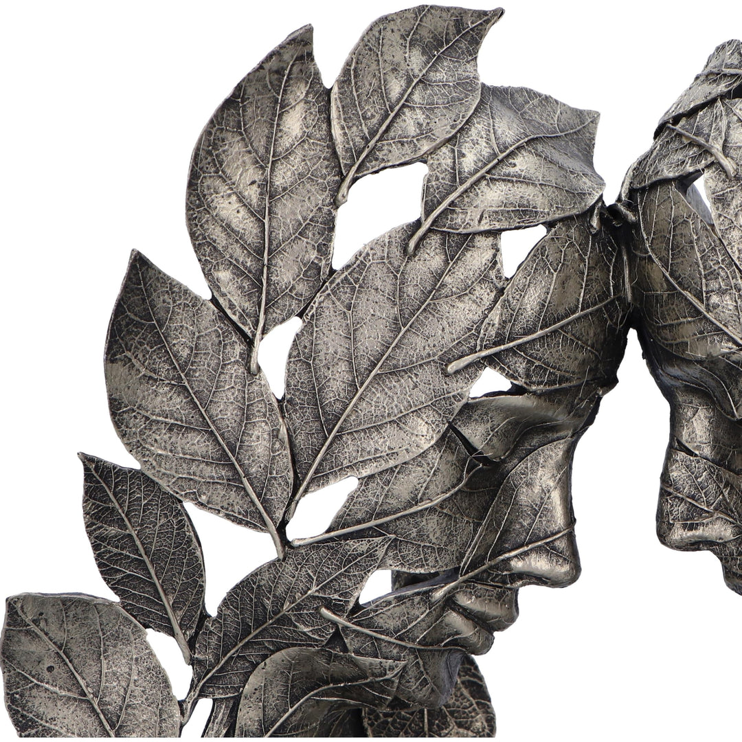 Natural Emotion Love Silver Statue 31cm