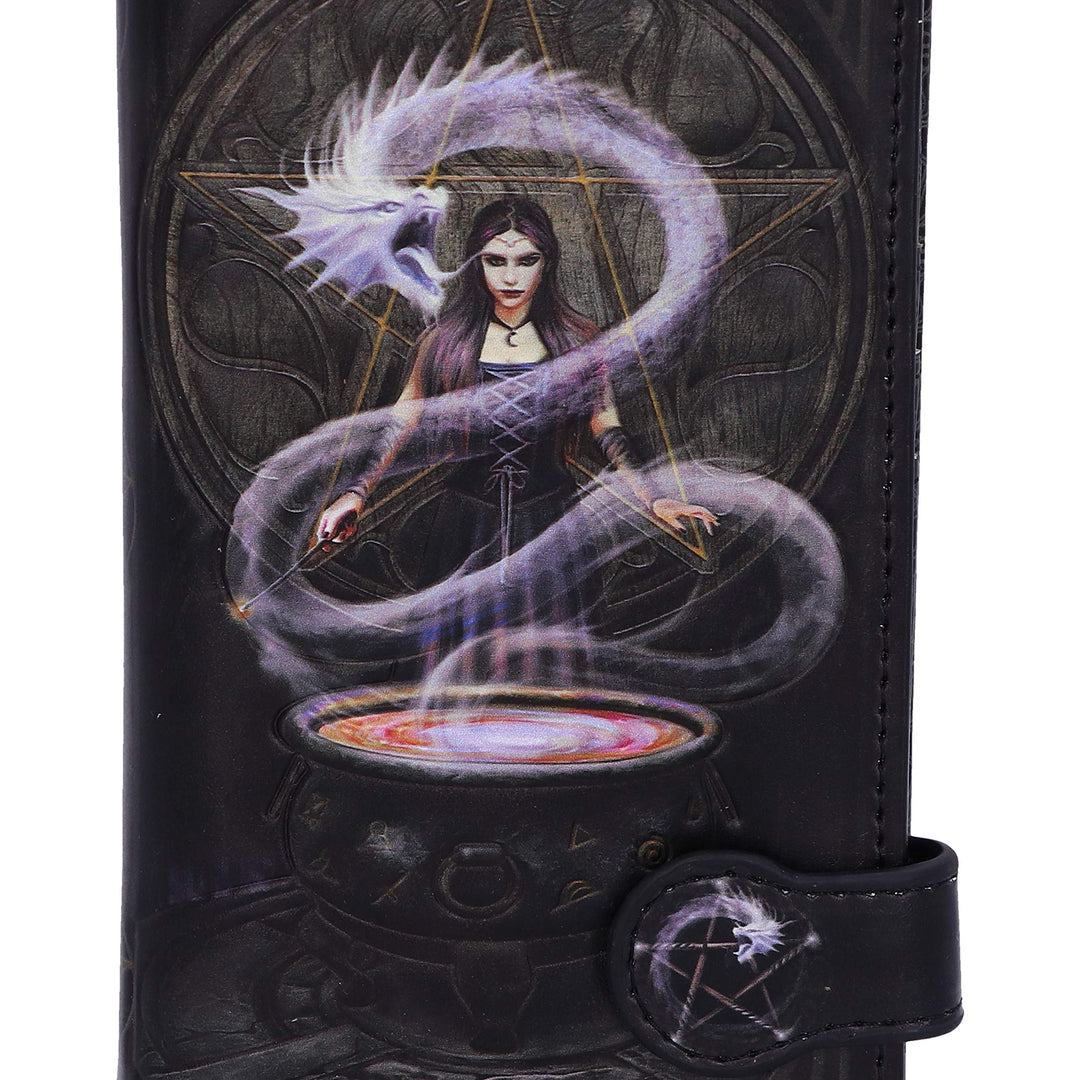 Anne Stokes The Summoning Witch and Dragon Embossed Purse 18.5cm