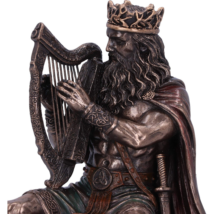 Bronze Dagda King of Tuatha De Danann Celtic Deity Figurine 18.5cm