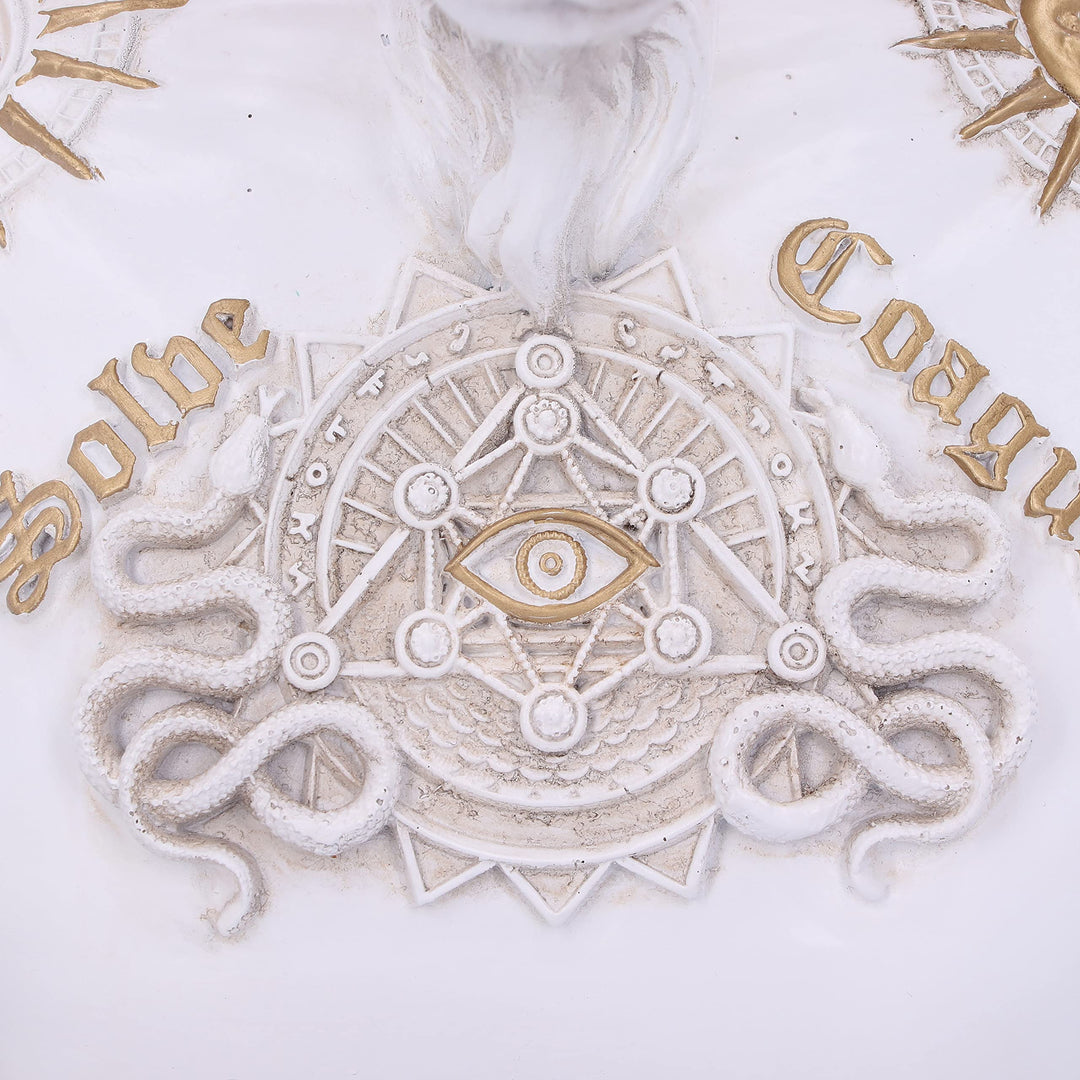 White Baphomet Bust 33.5cm