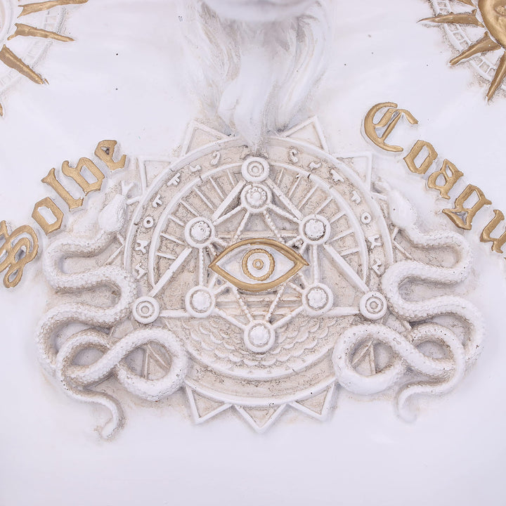 White Baphomet Bust 33.5cm