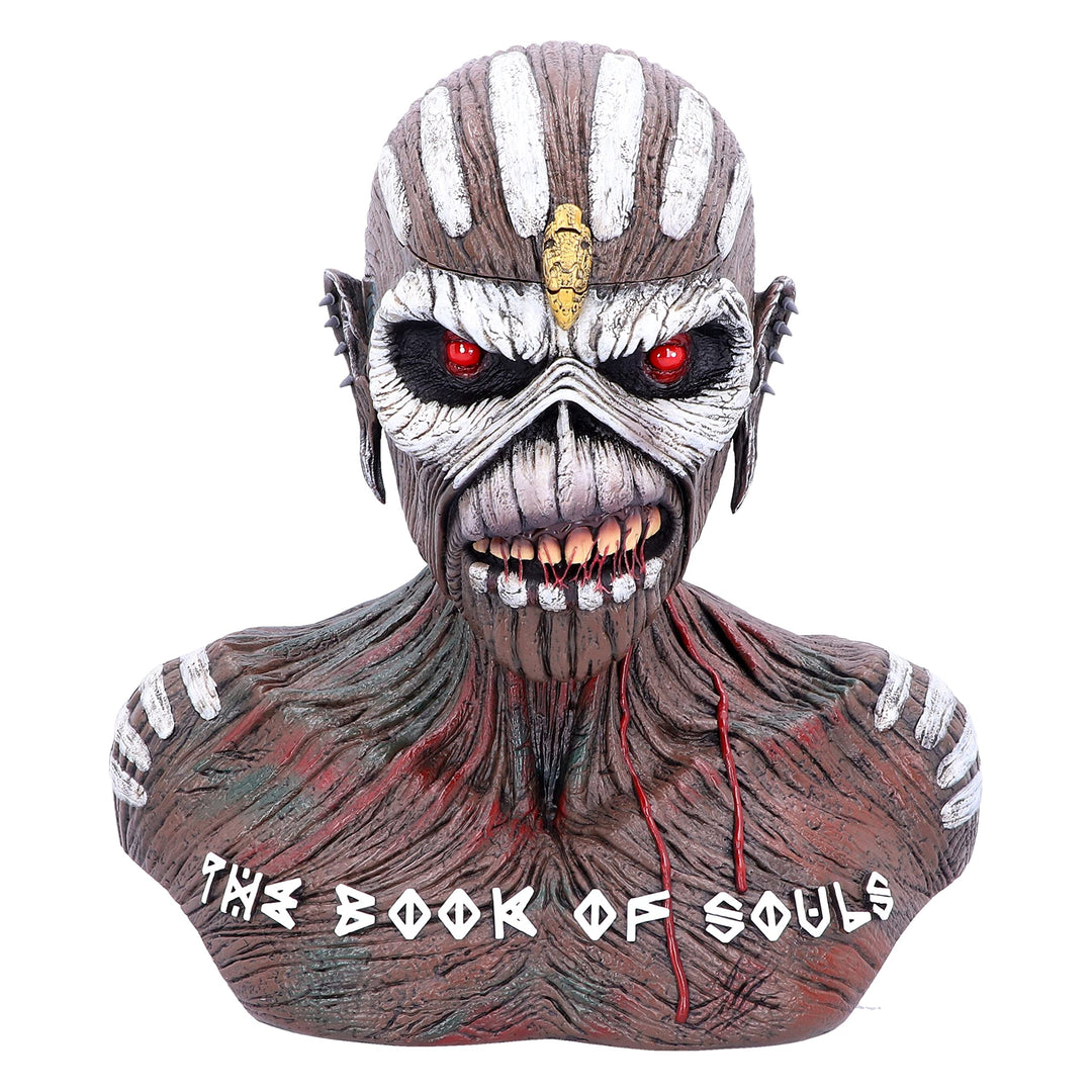 Iron Maiden Book of Souls Eddie Bust Box The 26cm Officially Licensed