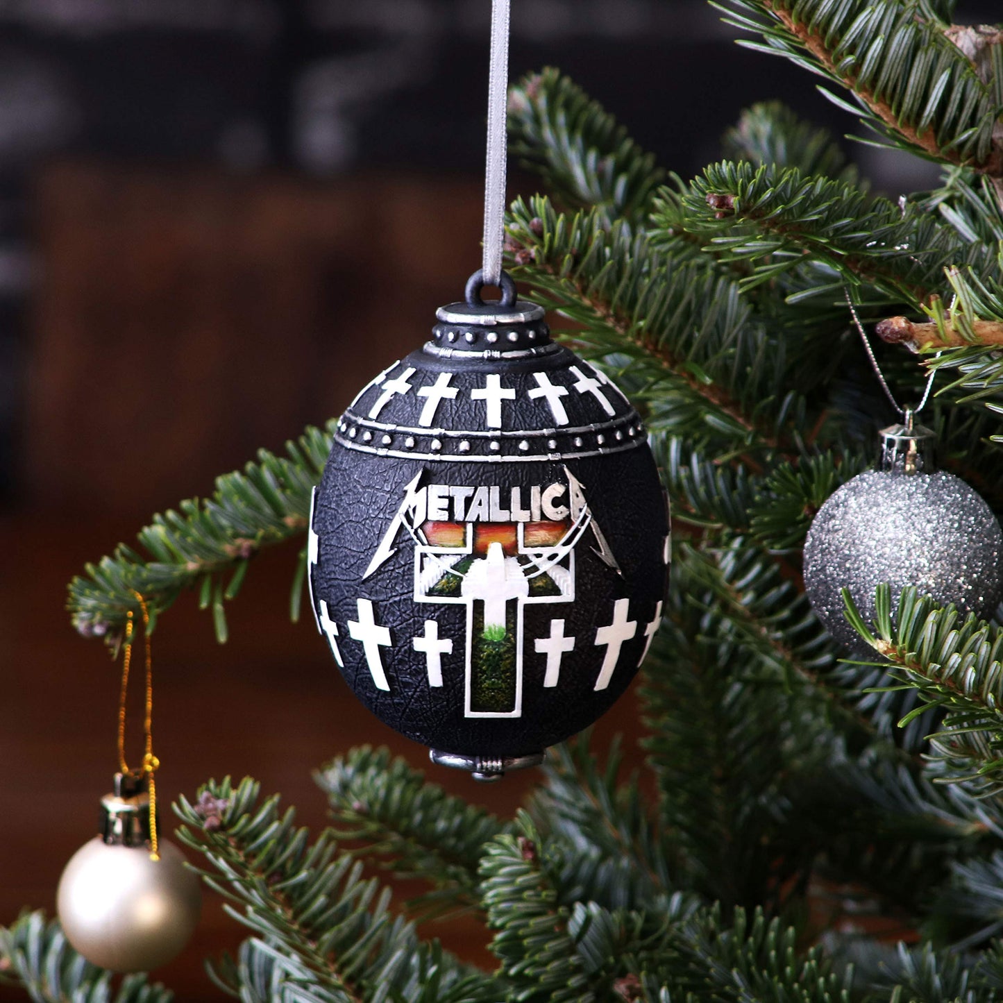Metallica Master of Puppets Album Hanging Ornament 10cm Officially Licensed 7