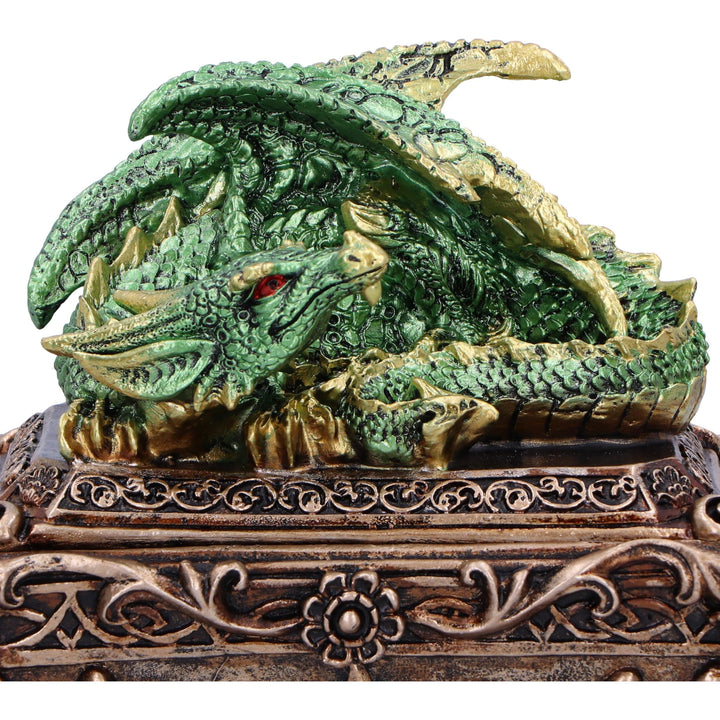 Guardian of the Hoard Dragon Trinket Box 13cm