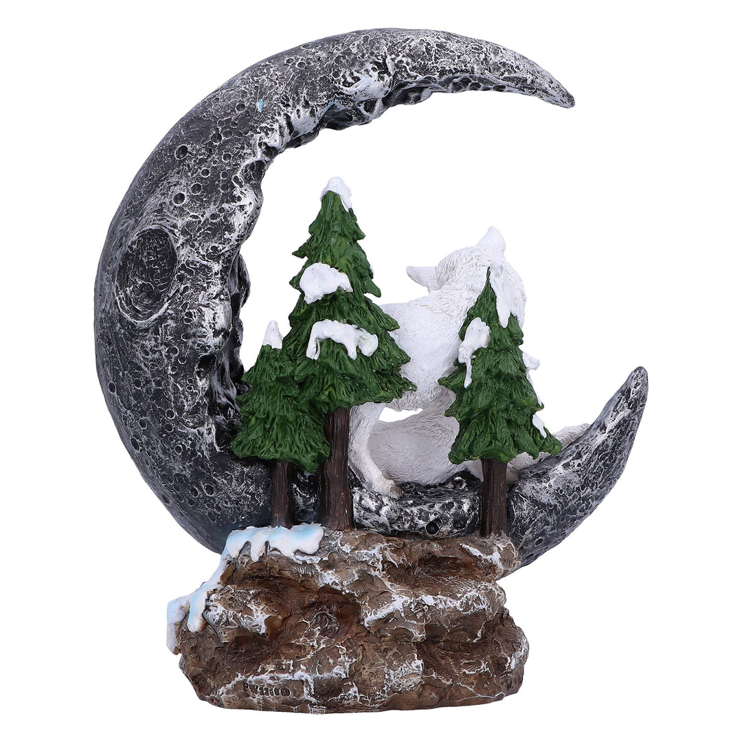 Lunar Companions Wolves Moon Figurine 19.3cm