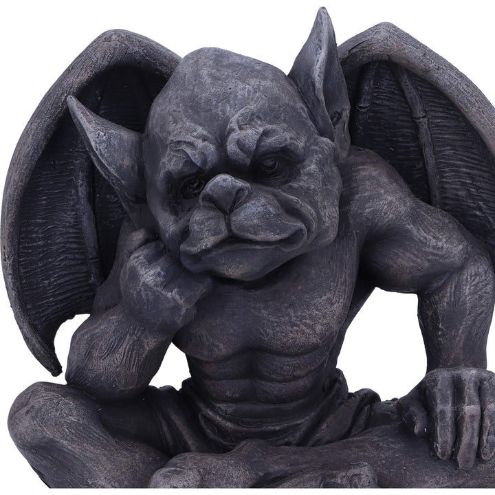 Laverne Dark Black Grotesque Gargoyle Figurine 13cm
