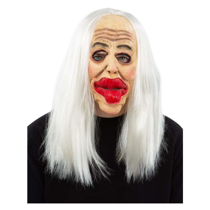 Botched Surgery Latex Mask with Hair 1