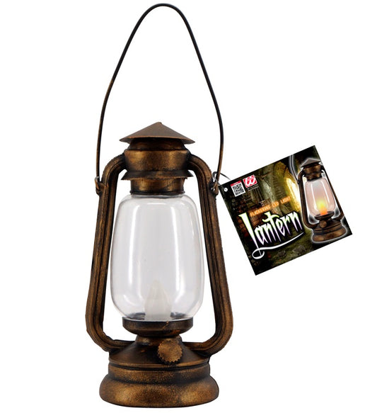 Lantern With Flickering Led Light