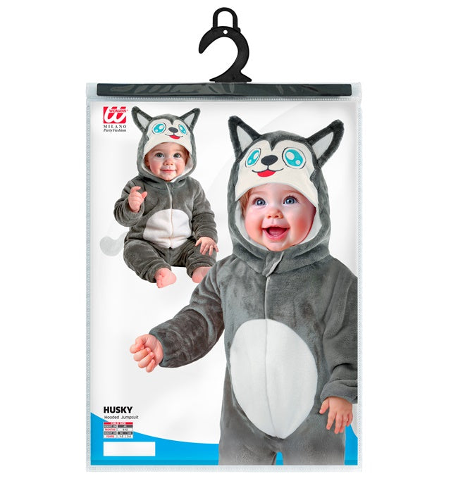Husky Plush Velvet Hooded Jumpsuit