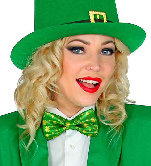 Adjustable Satin St. Patrick'S Day Bow Tie