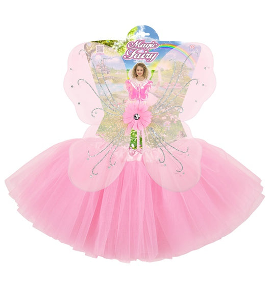 Pink Magic Fairy Tutu, Wings, Magic Wand
