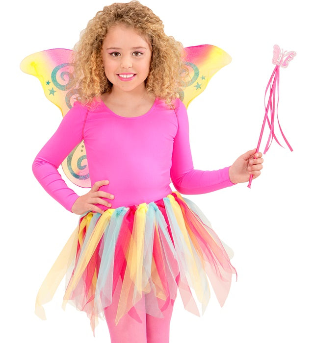 Fantasy Fairy Tutu, Wings, Magic Wand