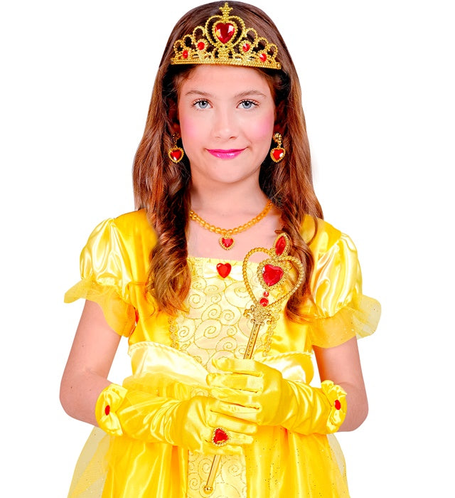Princess Set Tiara, Gloves, Necklace, Earrings, Ring, Magic Wand