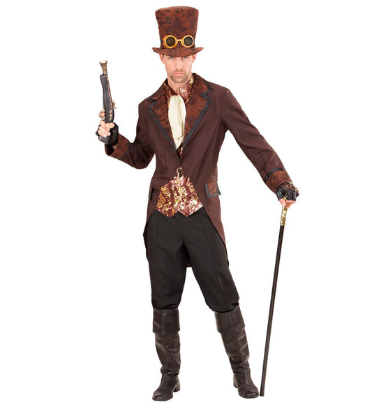 Steampunk Tailcoat With Vest, Jabot, Hat