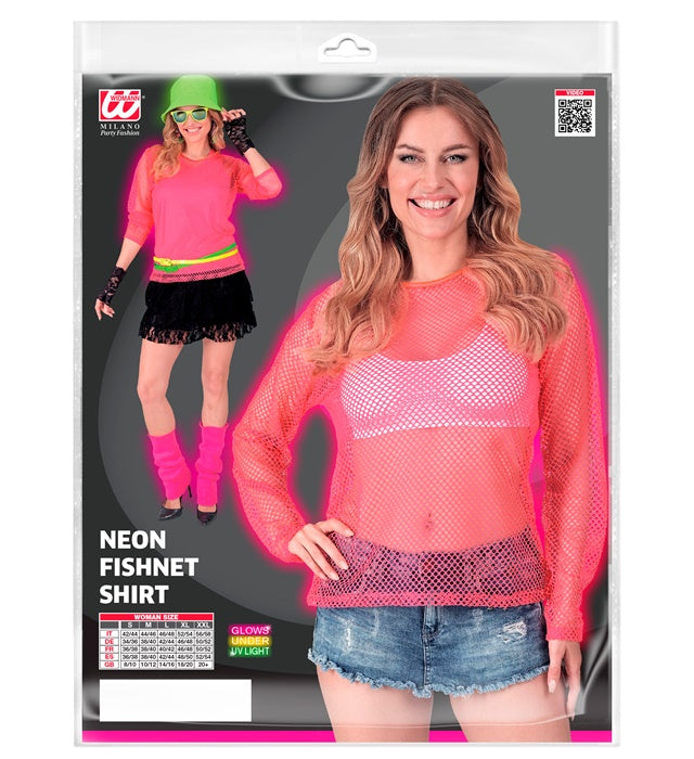 Neon Pink Net Shirt