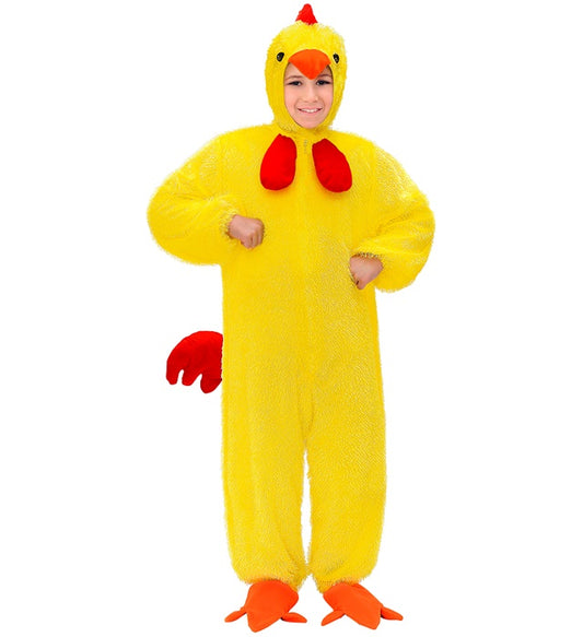 Funny Chick Hooded Jumpsuit With Mask