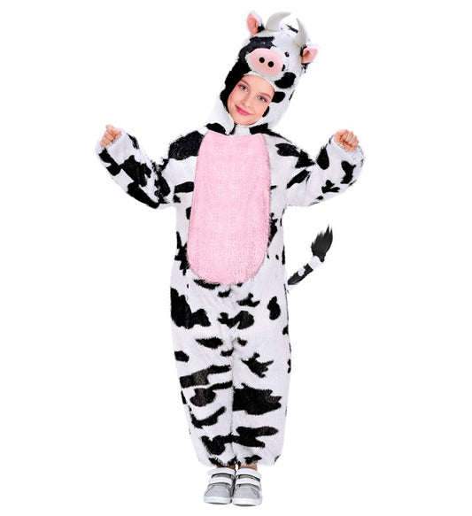 Funny Cow Hooded Jumpsuit With Mask