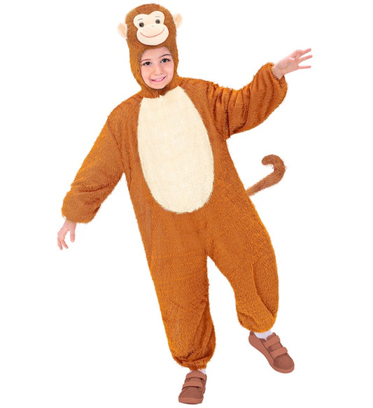 Funny Monkey Hooded Jumpsuit With Mask