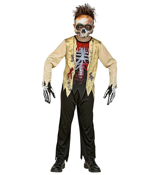 Zombie Skeleton Shirt, Pants, Mask