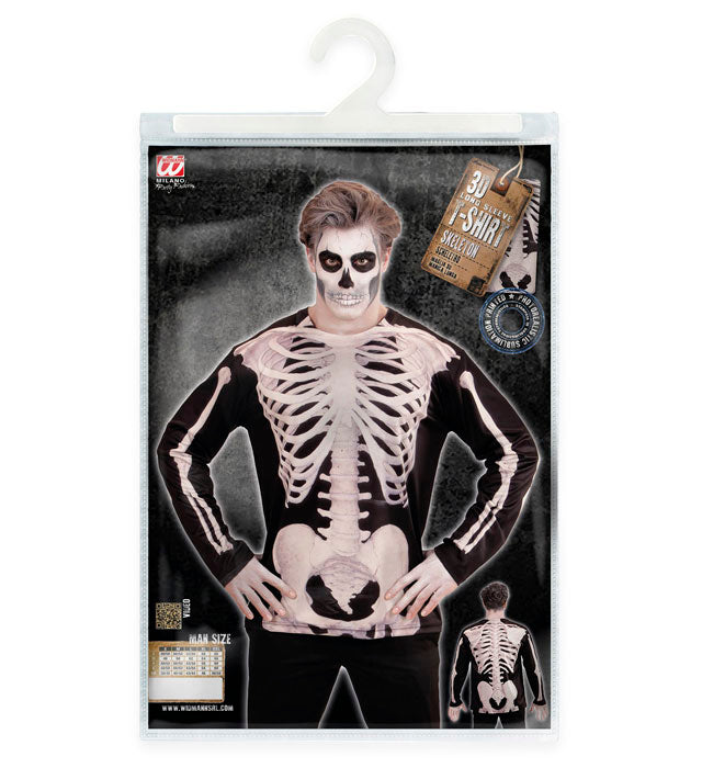 Skeleton Man Long Sleeve T-Shirt