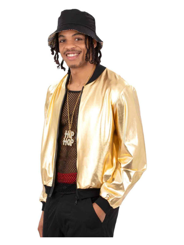 90s Gold Jacket Rod Stewart