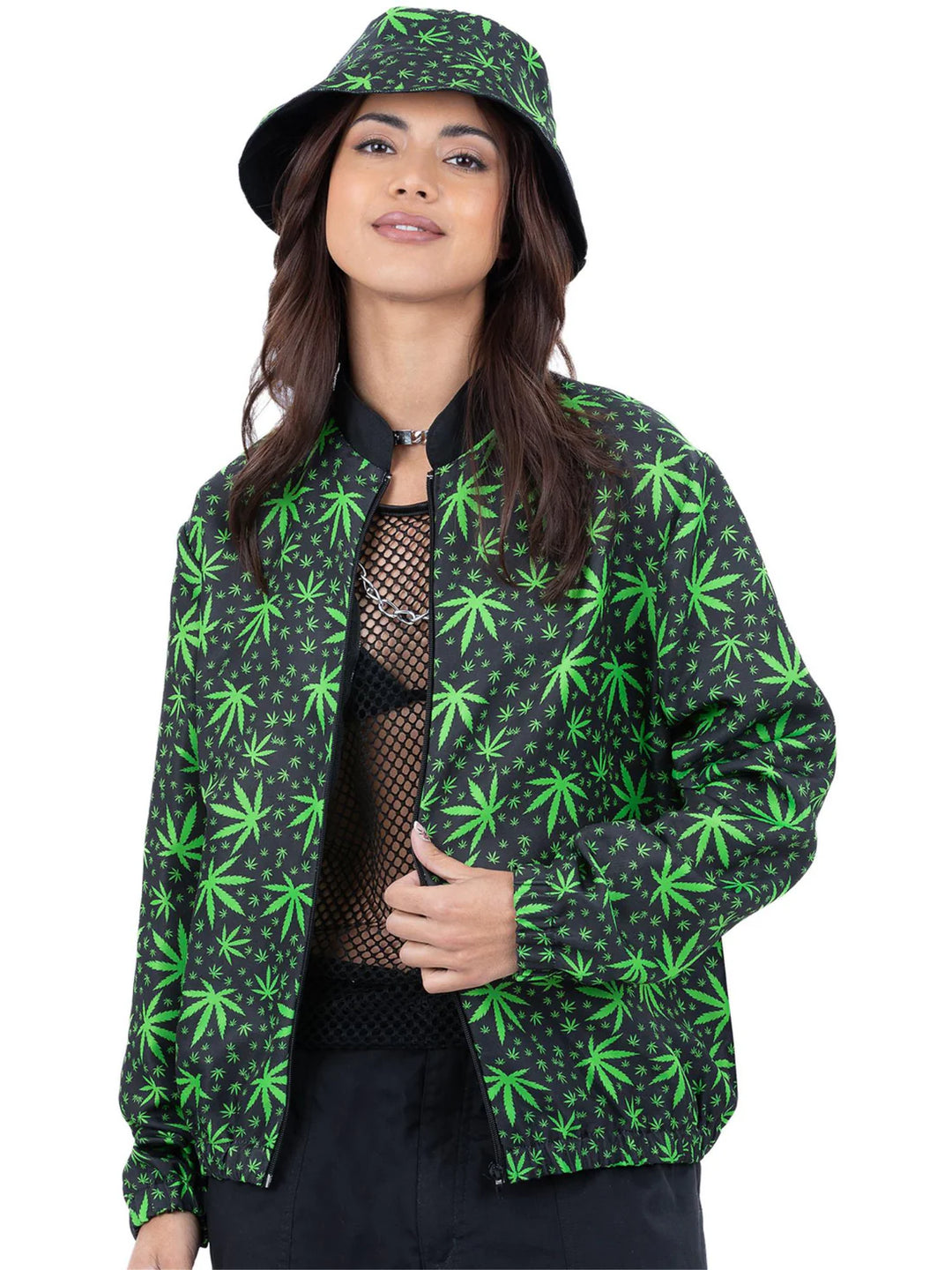 90s High On Life Costume Jacket and Bucket Hat