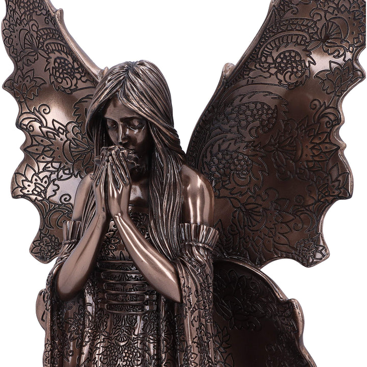 Anne Stokes Only Love Remains Bronze Gothic Fairy Angel Figurine 36cm