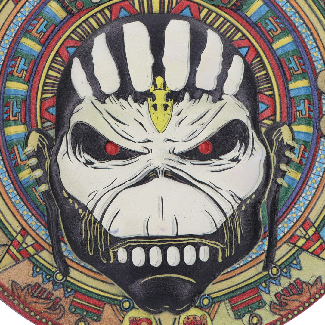 Iron Maiden Book of Souls Tribal Pattern Wall Plaque 29cm