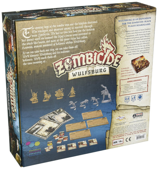 Zombicide Black Plague Wulfsburg Board Game Expansion Strategy Play 2